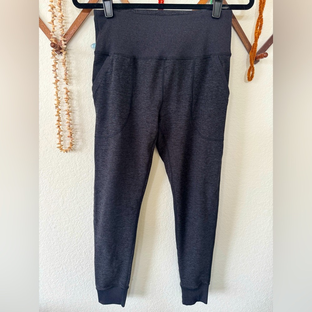 Zella Heathered Dark Gray Jogger Style Leggings